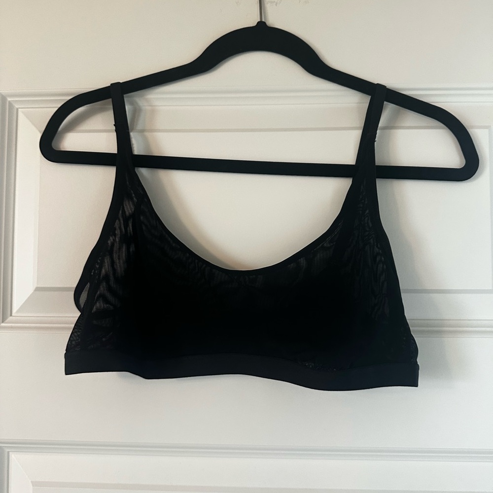 Parade Black Mesh Bralette